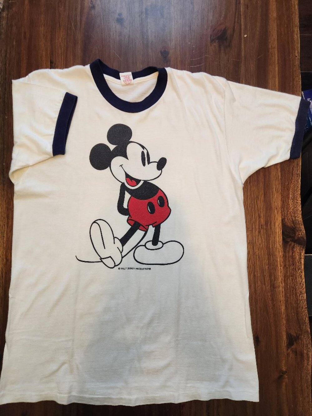 Vintage 70s, 80s Mikey Mouse T-Shirt, size Mens Large.